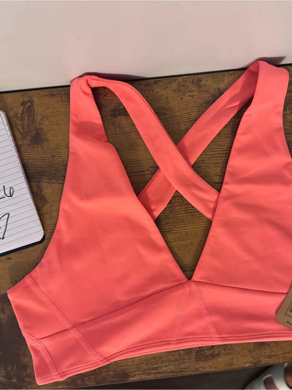 ACTA Kick It Coral Sports Bra